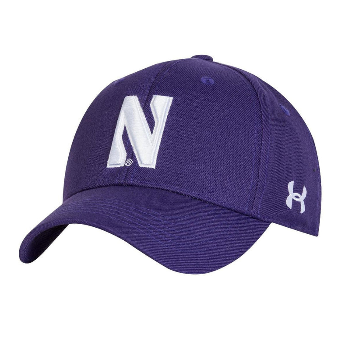 Under Armour Womens Purple Heathered Adjustable Strapback Baseball Hat OSFA Under Armour Women main image 3