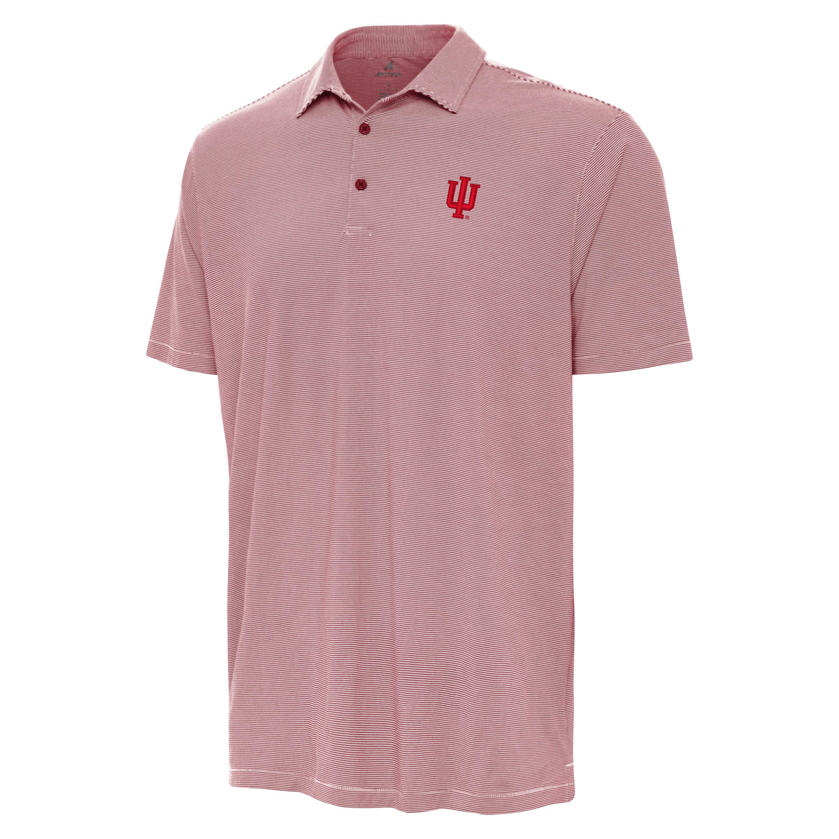 Indiana Polo Men's Subtle Red Stripe Antigua – Gameday Spirit Fanstore