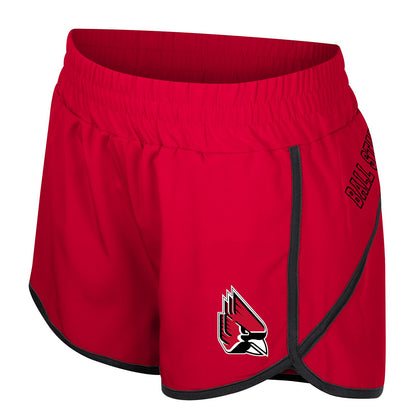 BSU Cardinals Women's Red Logo Shorts