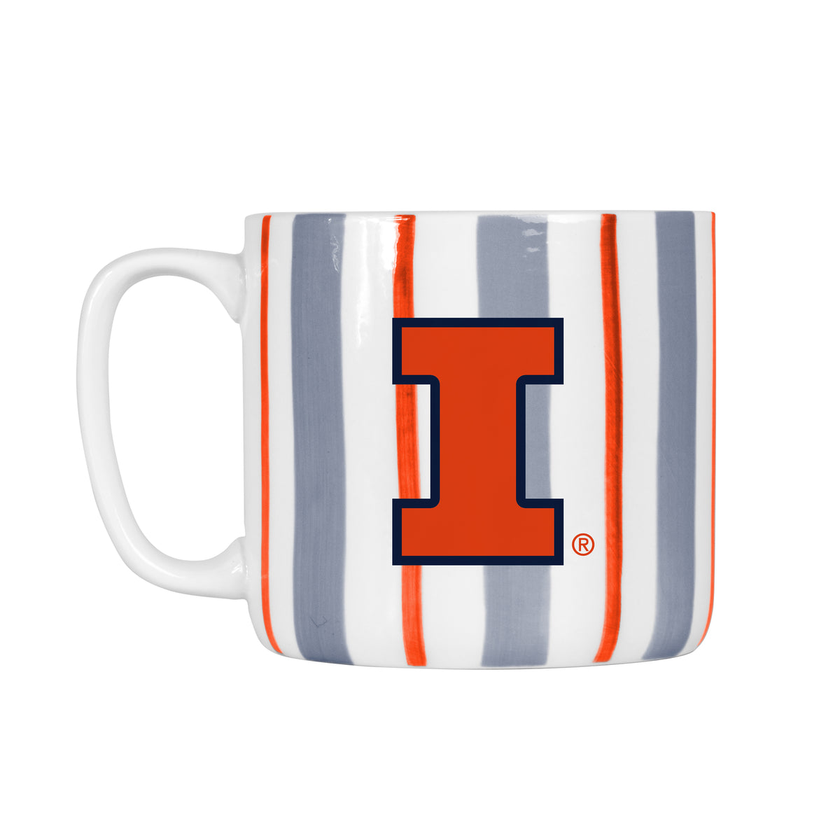 Illinois Fighting Illini Speckled Ceramic Camper Mug – 8 Oz College Team Coffee Mug, Hand Wash Only
