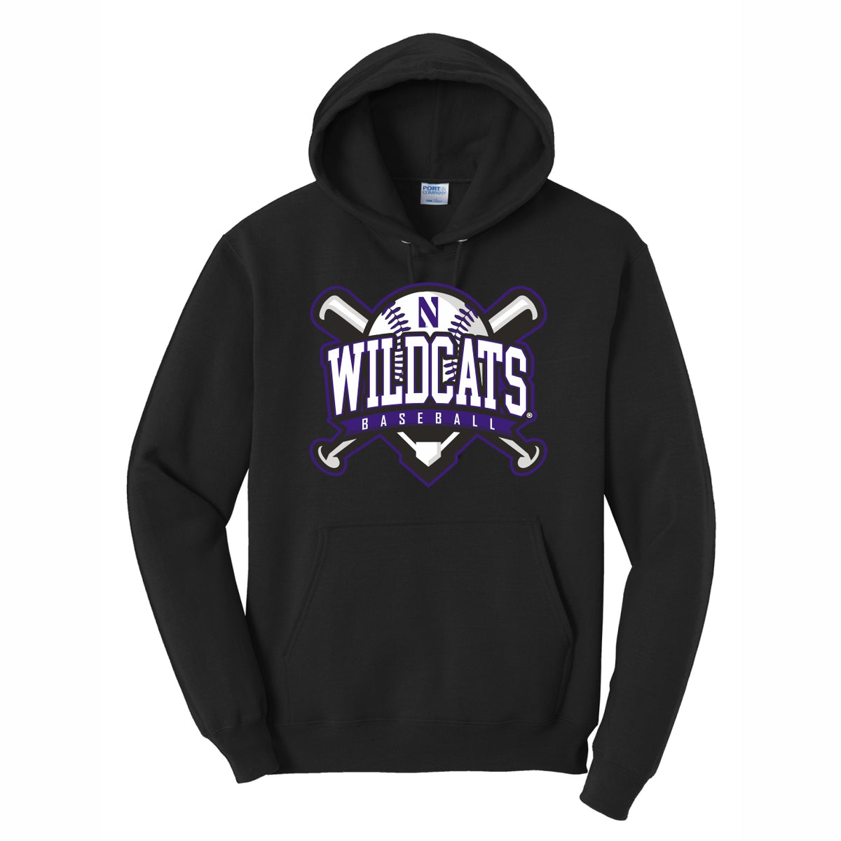 売れ筋商品|||ゲームデイ カットソー トップス レディース Women's Black Northwestern Wildcats Studded Pullover Hoodie Black Northwestern Hoodie Black N Logo – Northwestern Team Store