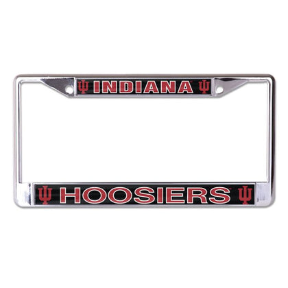Indiana Hoosiers Red/Silver License Plate Frame