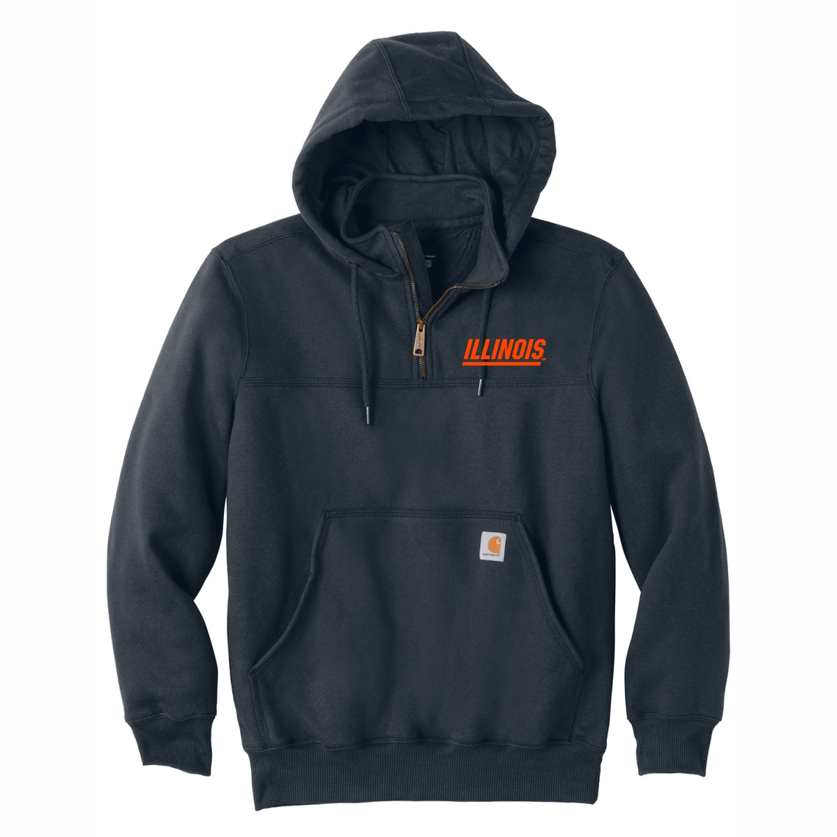 Illinois Carhartt Hoodie Men's Navy Slant – Gameday Spirit Fanstore