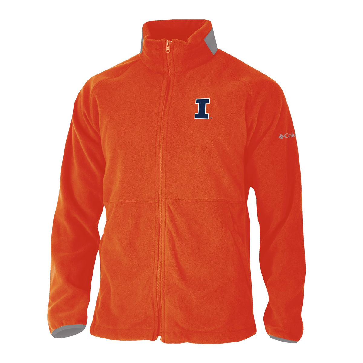 Illinois Jacket Men's Columbia Everest Ridge Orange Full-Zip
