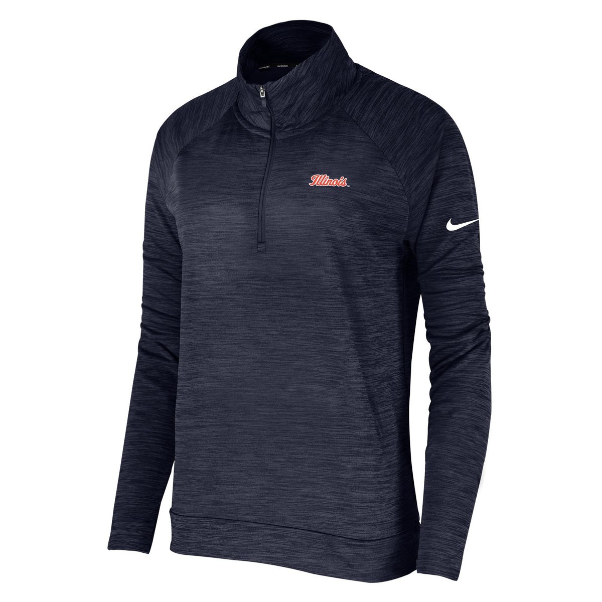 Illinois Fighting Illini Women's Nike Pacer 1/4 Zip Pullover