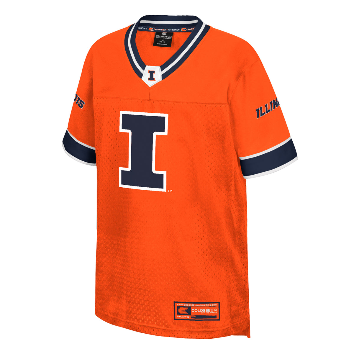 Illinois Football Jersey Kids Orange Block I – Gameday Spirit Fanstore