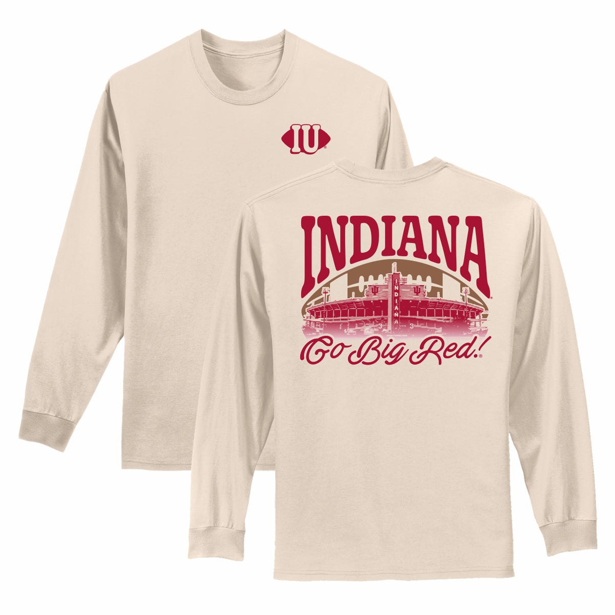 Indiana Football Go Big Red Memorial Stadium Shirt – Gameday 