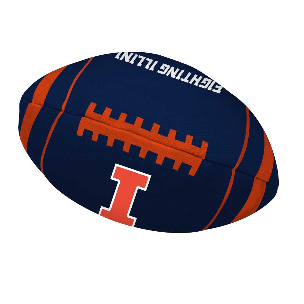 Illinois Fighting Illini Plush Football Toy – Gameday Spirit Fanstore