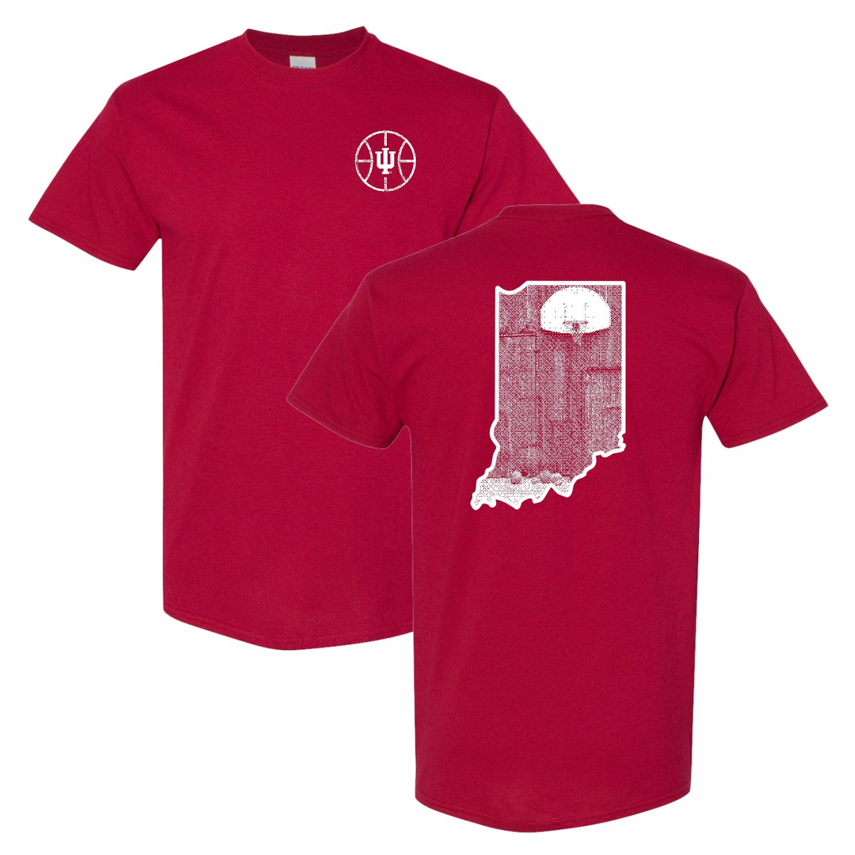 Indiana Hoosiers IU Basketball Barn Tee Gameday Spirit Fanstore