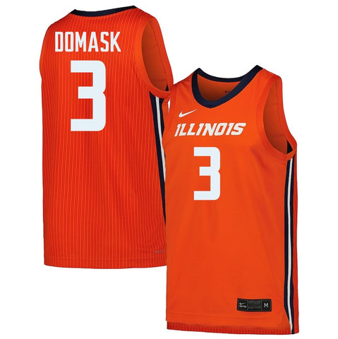 Marcus Domask Nike Illini Basketball Jersey