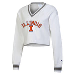 Illinois Fighting Illini Women's Champion Cropped V-Neck Crew