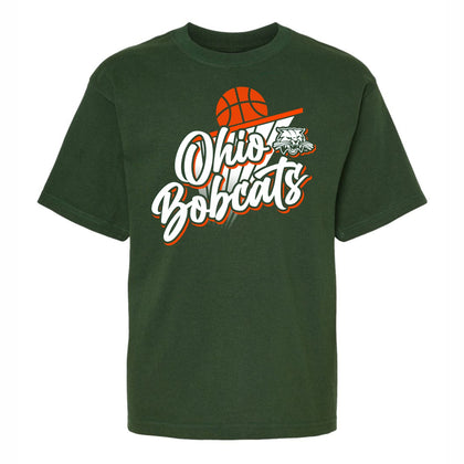 Ohio Bobcats Youth Basketball Hoop T-Shirt