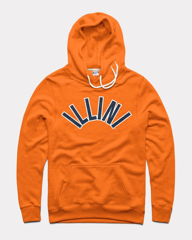 Illinois Fighting Illini Men's Charlie Hustle Arch Logo Hoodie