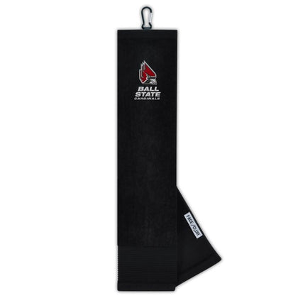 BSU Cardinals Black Golf Towel