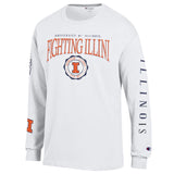 Illinois Fighting Illini Champion Multi-Logo Long-Sleeve T-Shirt