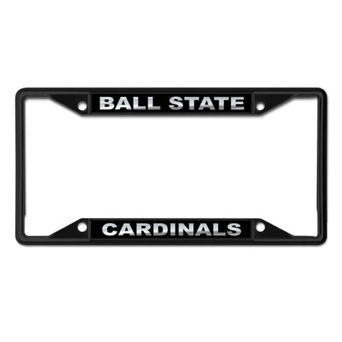 BSU Cardinals Black License Plate Frame