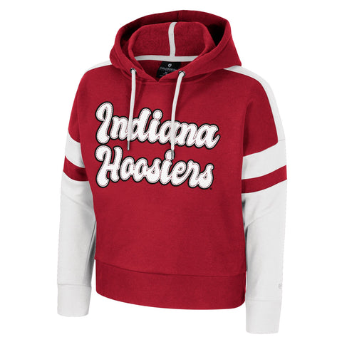 Indiana Hoosiers Red Youth Script Hoodie