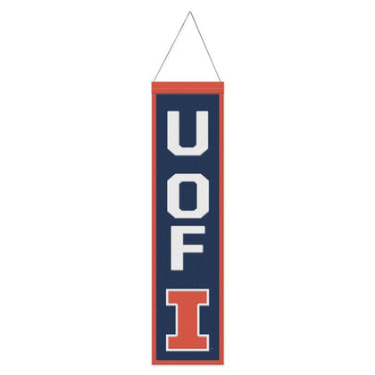 Illinois Fighting Illini Evolution Wool Banner