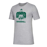 Ohio Bobcats Men's Adidas Baseball T-Shirt