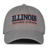 Illinois Fighting Illini Gray 3-Bar Hat