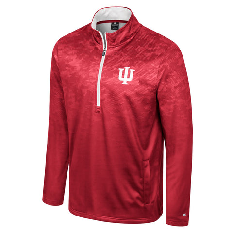 Indiana Hoosiers Men's Red Half-Zip