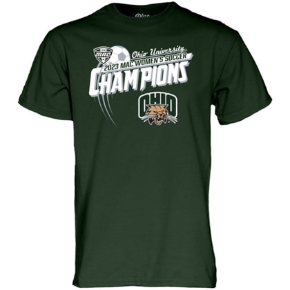 Ohio Bobcat Women's Soccer 2023 MAC Champions T-Shirt