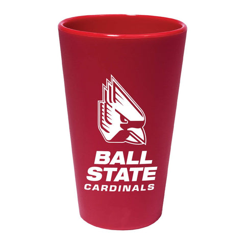 BSU Cardinals Red Silicone Pint Glass