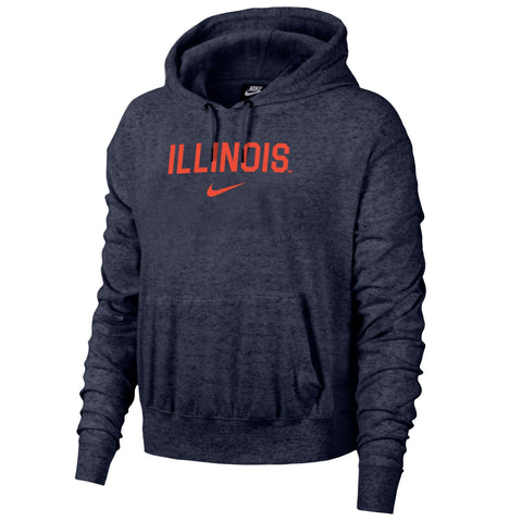 Illinois Fighting Illini Women's Nike Gym Vintage Hoodie