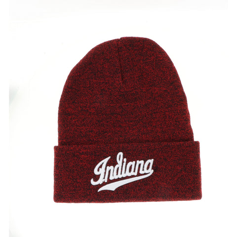 Indiana Hoosiers Legacy Red Script Cuff Beanie