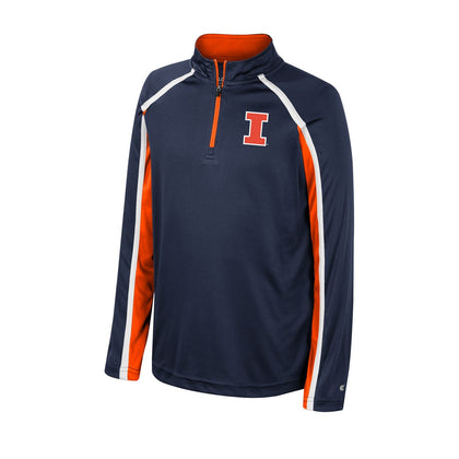 Illinois Fighting Illini Toddler Windshirt Quarter-Zip