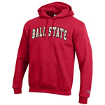 BSU Cardinals Men's Champion Block Logo Fleece Hoodie - Red