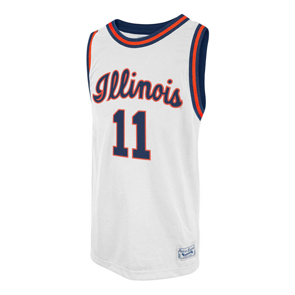 Illinois Fighting Illini Ayo Dosunmu Script Basketball Jersey