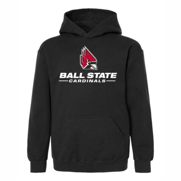 BSU Cardinals Youth Logo Hoodie Gameday Spirit Fanstore