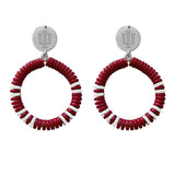 Indiana Hoosiers Raya Hoop Earrings