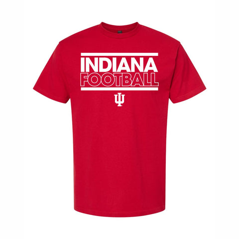 Indiana Hoosiers Men's Football Bar T-Shirt