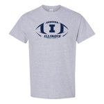 Illinois Fighting Illini Block I Football T-Shirt