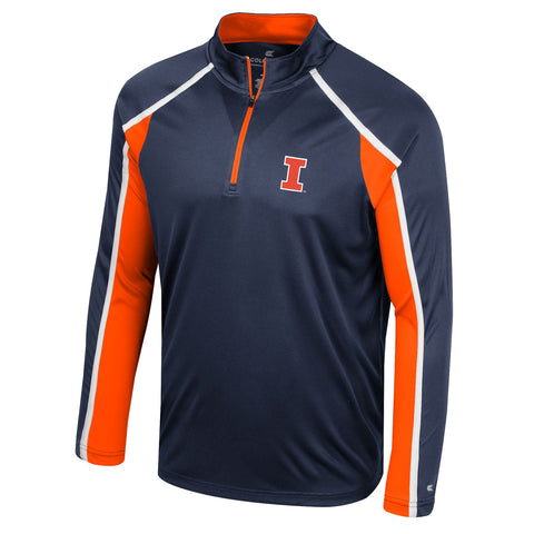 Illinois Fighting Illini Men's Quarter-Zip Windshirt