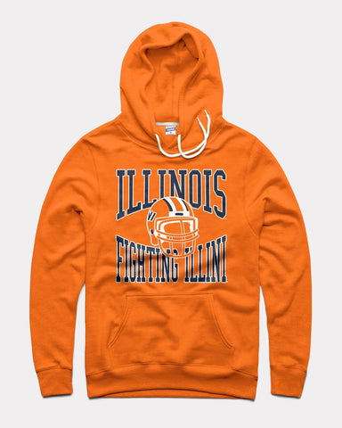 Illinois Fighting Illini Men's Charlie Hustle Football Hoodie