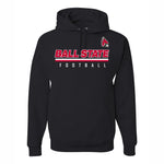 BSU Cardinals Men's Football Bar Hoodie