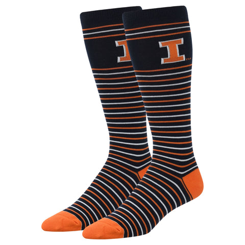 Illinois Fighting Illini Dress Sock