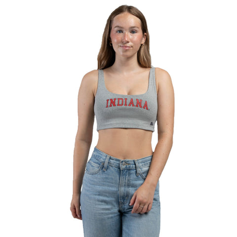 Indiana Hoosiers Scoop Neck Crop by Hype &amp; Vice