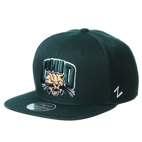 Ohio Bobcats Logo Flatbill Hat