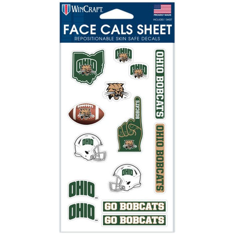 Ohio Bobcats Face Decal Set