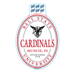 BSU Cardinals Muncie Blue 84 Decal