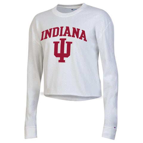 Indiana Hoosiers Women's Champion Crop Tee