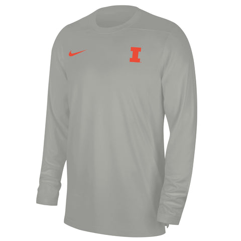 Illinois Fighting Illini Men's Nike Coaches Long-Sleeve T-Shirt
