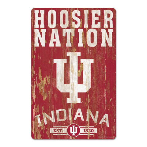 Indiana Hoosiers 11x17" Hoosier Nation Sign