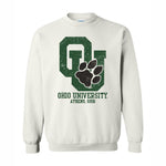 Ohio Bobcats Men's Paw Logo Crew