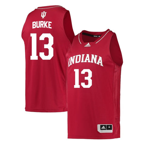 Shaan Burke Adidas Indiana Basketball Jersey