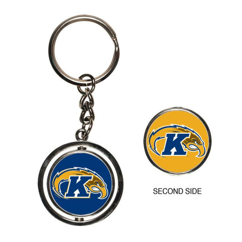 KSU Golden Flashes Spinner Keychain